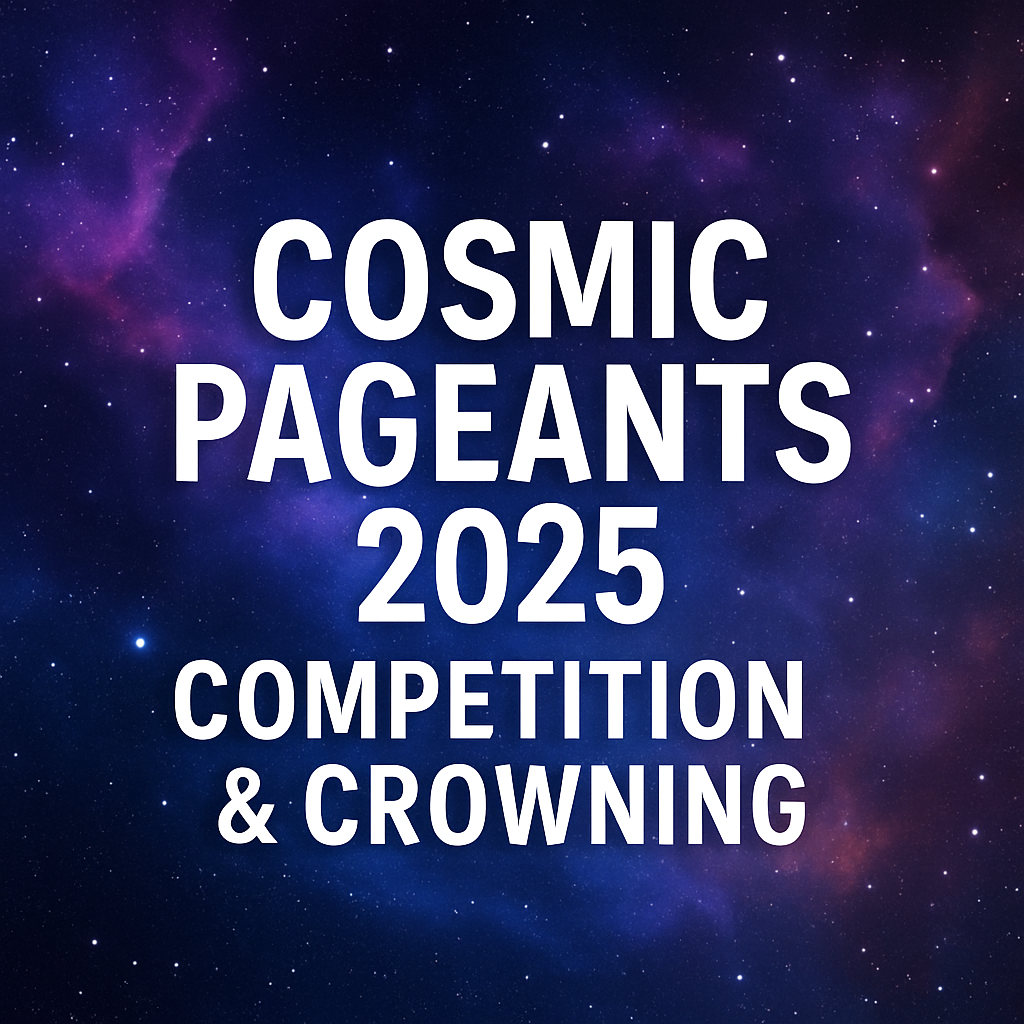 Cosmic Pageants 2025 Competitions and Crowning!